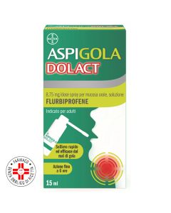 Farbene.shop | ASPIGOLADOLACT*spray mucosa orale 15 ml 8,75 mg/dosese